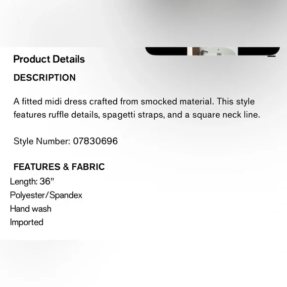 Express Red Ruffle Midi Dress - Picture 6 of 6